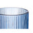 Glass Stripes Blue Glass 430 ml (6 Units)