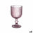 Wineglass Stripes Pink 370 ml (6 Units)