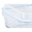 Lunch box Transparent polypropylene Borosilicate Glass 4,8 L 32 x 13 x 26,2 cm (6 Units)