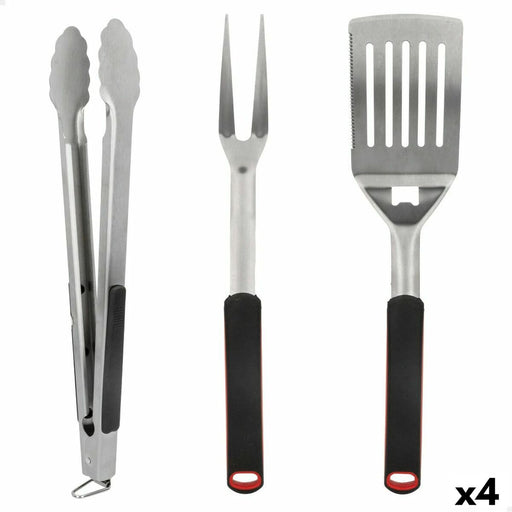 Kitchen Utensils Set Aktive 3 Pieces Barbecue (4 Units)