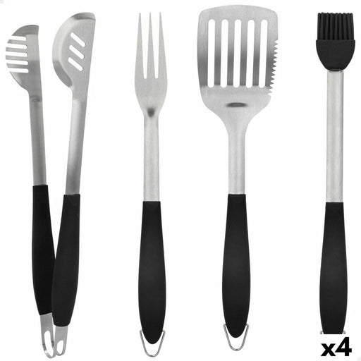 Kitchen Utensils Set Aktive 4 Pieces Barbecue (4 Units)