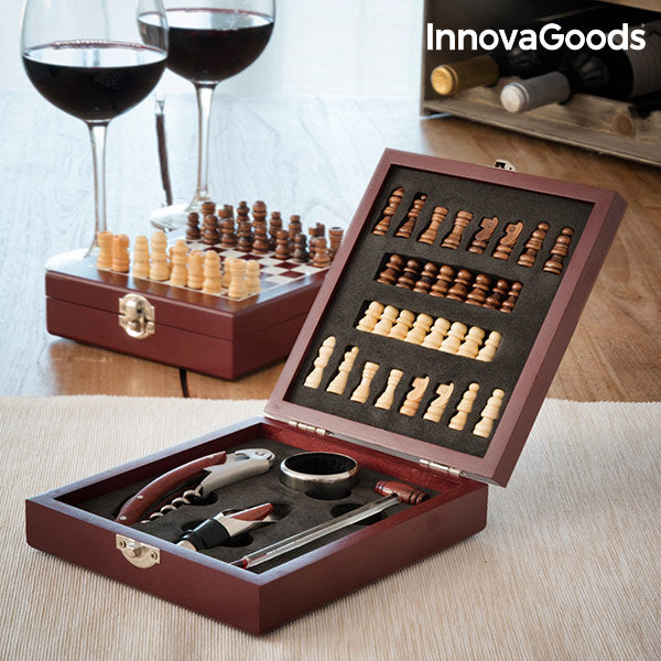 InnovaGoods Chess Wine Set (37 Pieces)