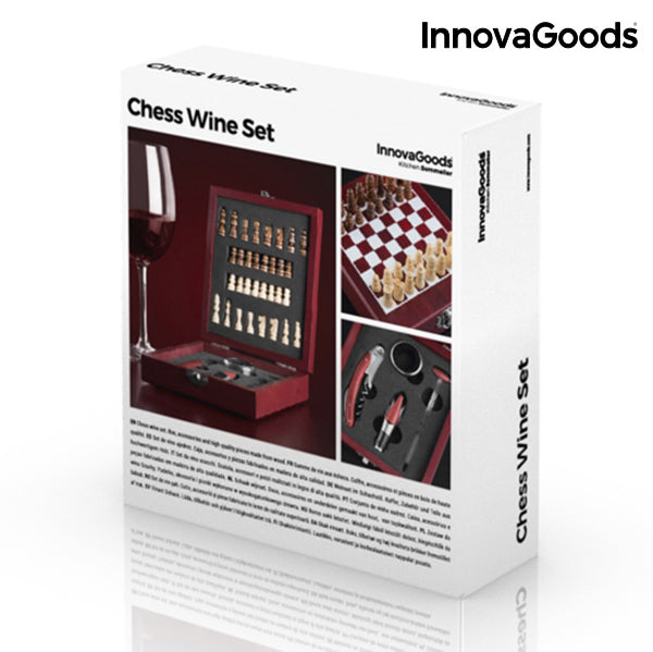 InnovaGoods Chess Wine Set (37 Pieces)