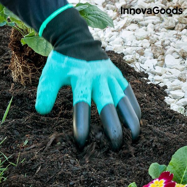 InnovaGoods Gardening Gloves with Claws