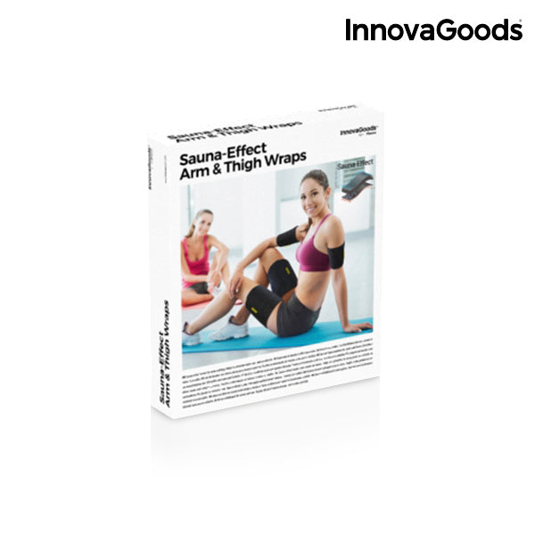 InnovaGoods Sauna-Effect Arm & Thigh Wraps (Pack of 4)