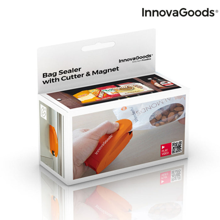 InnovaGoods Bag Sealer with Cutter & Magnet