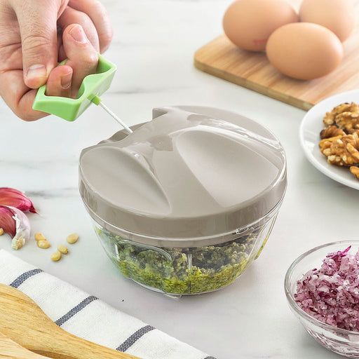 Manual mini chopper with pull cord Spinop InnovaGoods