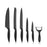 Diamond Knife Set Shard InnovaGoods 6 Pieces