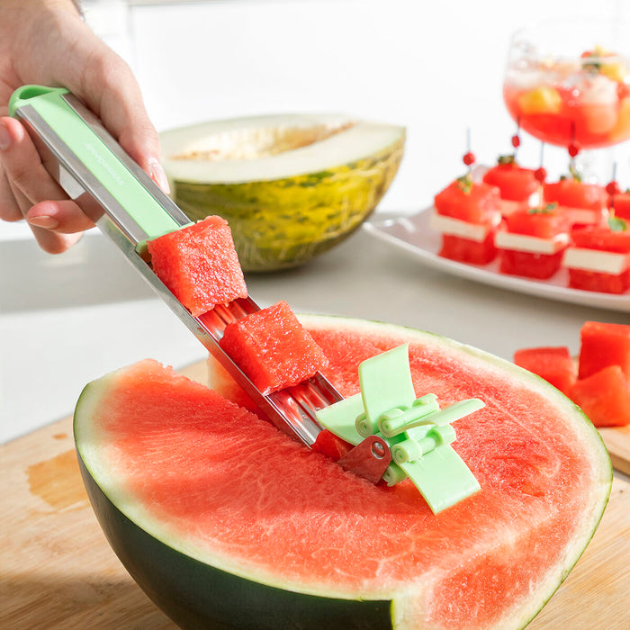 Watermelon Cube Cutter Cutmil InnovaGoods V0103449 Stainless steel (Refurbished A)