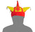 Spanish Flag Jester Hat with 7 Bells