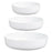 Serving Platter Luminarc Diwali White Glass (3 pcs)